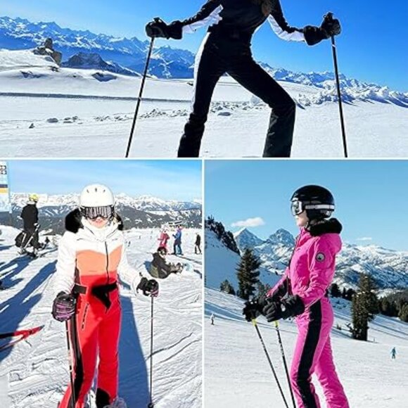 GSOU WOMENS WATERPROOF AND WINDPROOF SNOW SKI SUIT - Picture 7 of 9